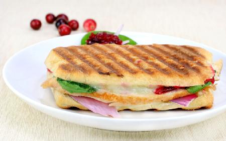 Nadziewana ciabatta z grilla
