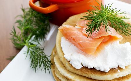 Bliny z otrębów: przepis na kolację DIETA DUKANA